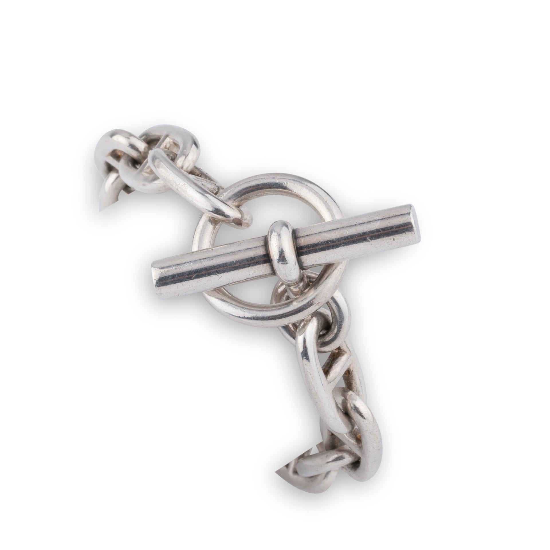 Hermès, Bracelet maille marine en Argent