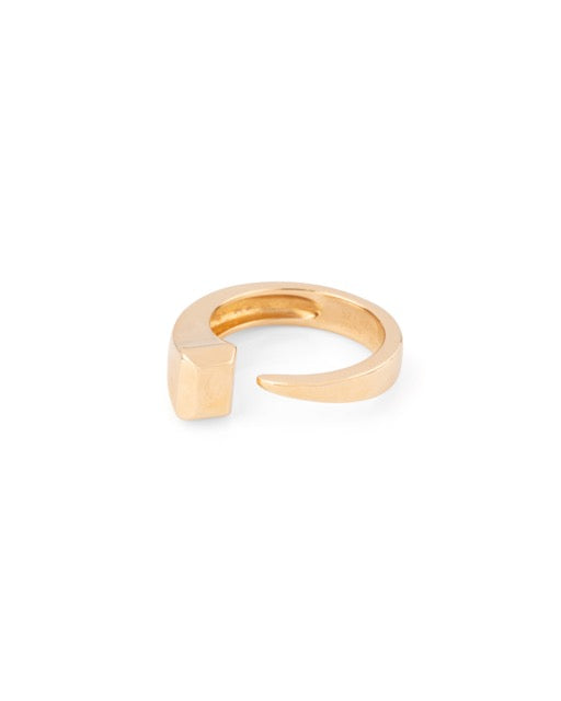 Hermès, vintage "Clou" ring in 18K yellow gold