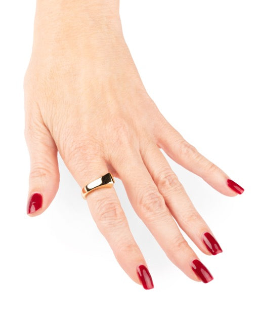 Hermès, vintage "Clou" ring in 18K yellow gold