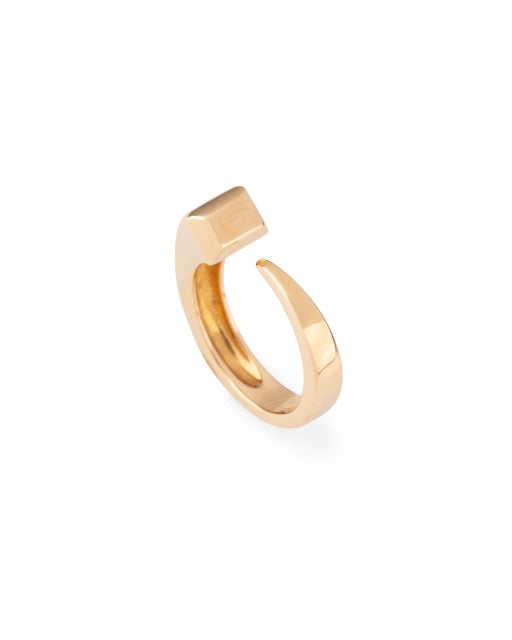 Hermès, vintage "Clou" ring in 18K yellow gold