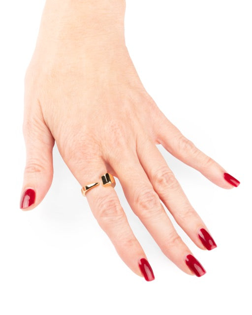 Hermès, bague "Clou" vintage en or jaune 18K