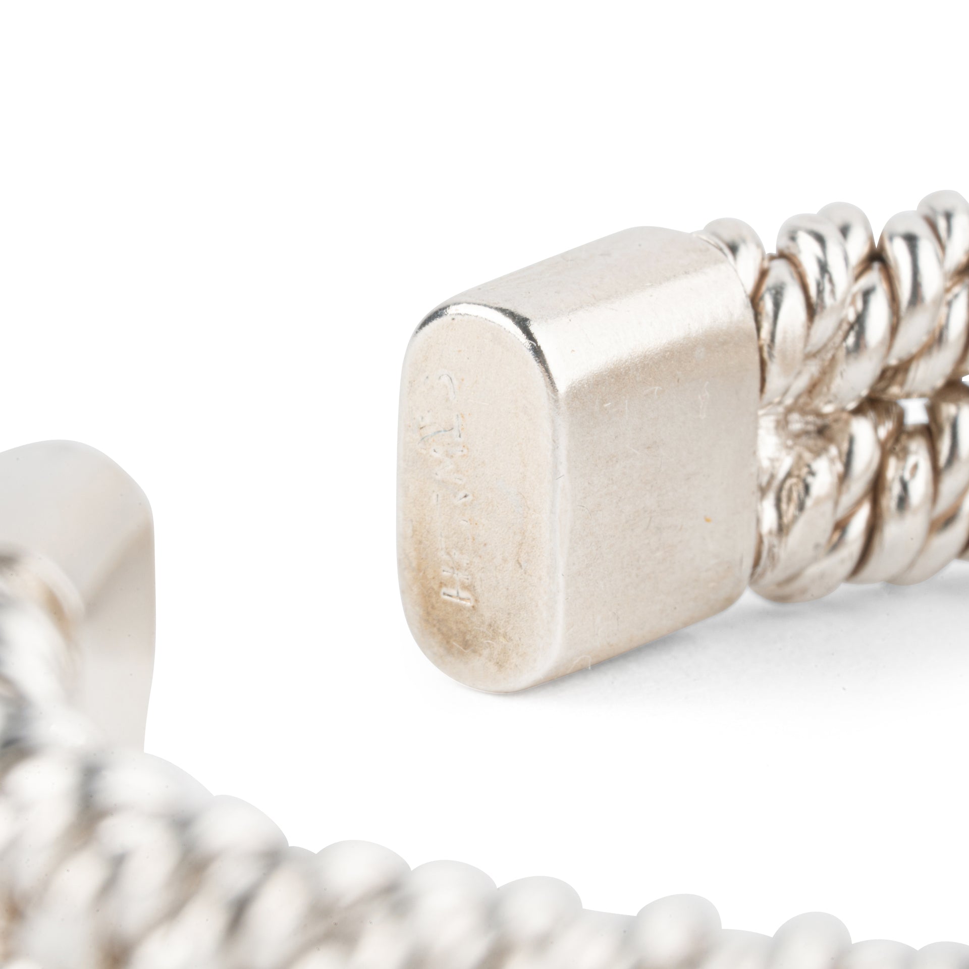 Hermes, Vintage Silver Bracelet with Lucien Vachey Hallmark