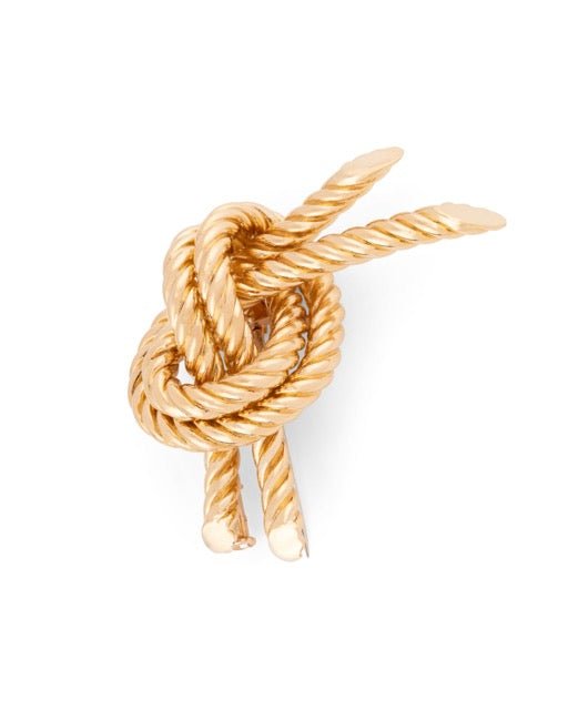 Hermès broche Vintage en or jaune 18K - Maison Eloe