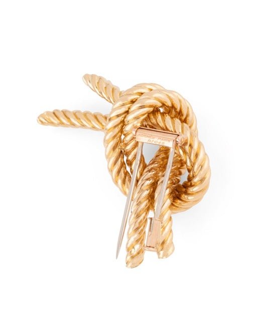 Hermès broche Vintage en or jaune 18K - Maison Eloe