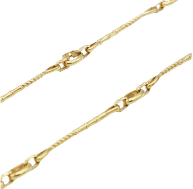 Hermès sautoir necklace in 18K yellow gold