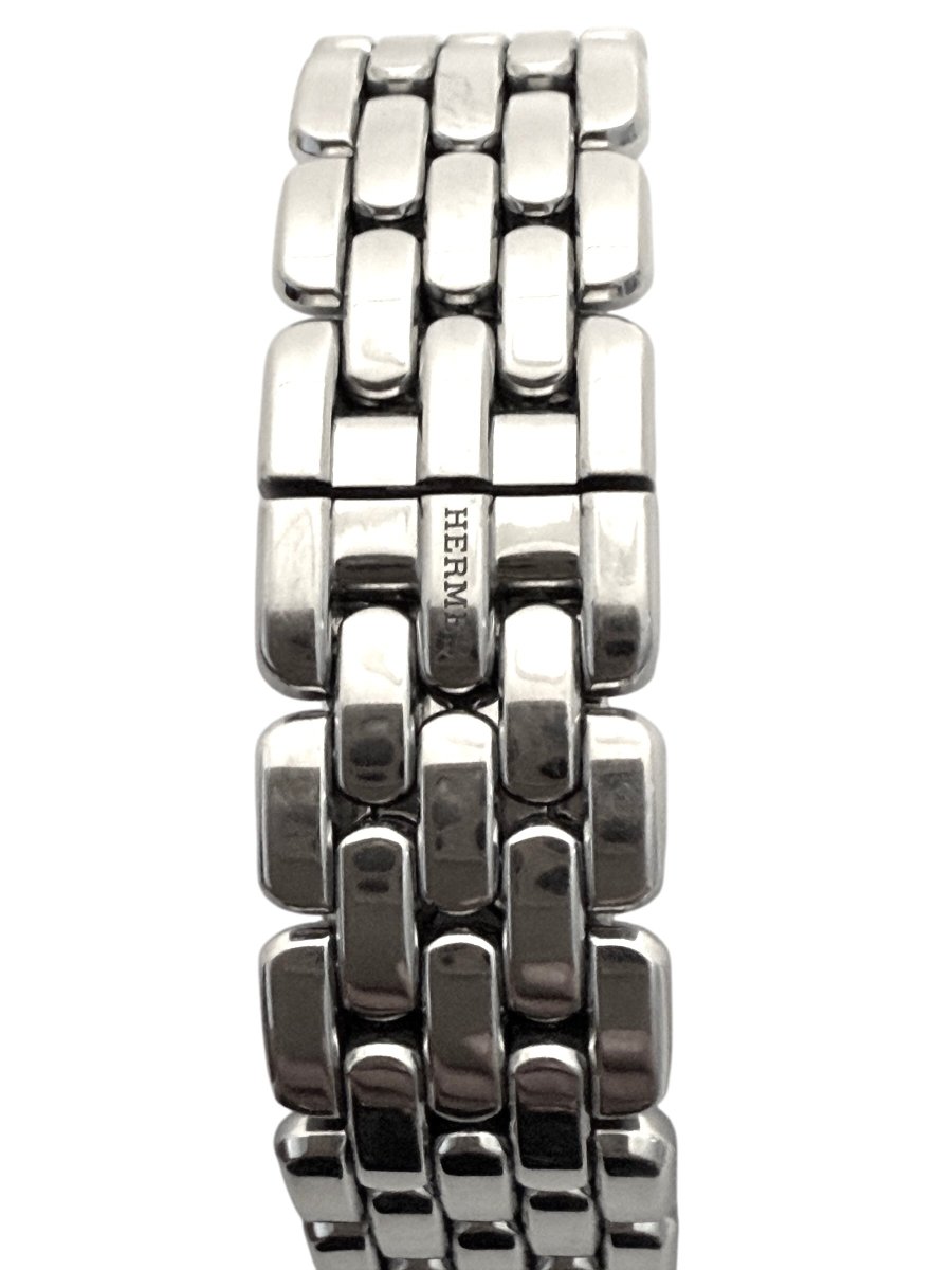 Hermès montre "Cape Cod" en acier mouvement quartz - Maison Eloe