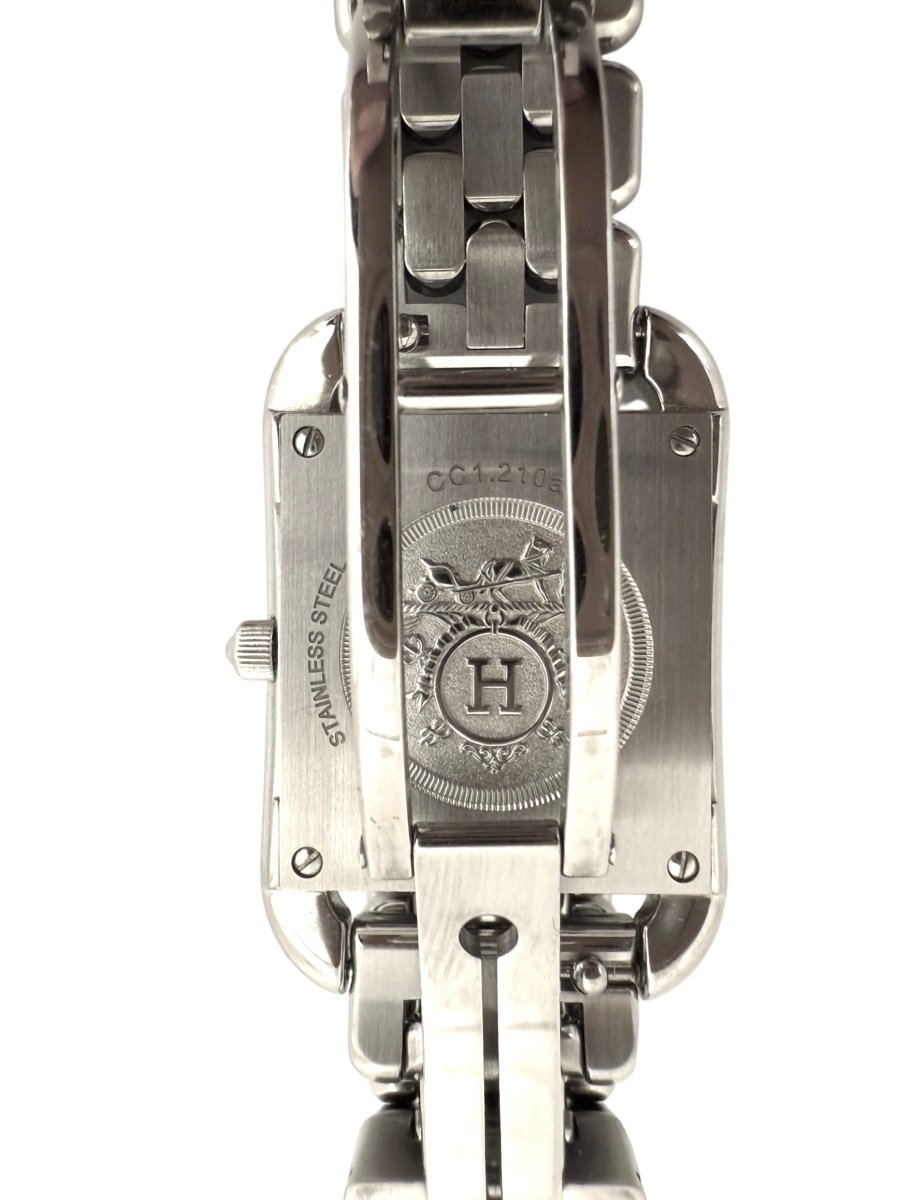 Hermès montre "Cape Cod" en acier mouvement quartz - Maison Eloe