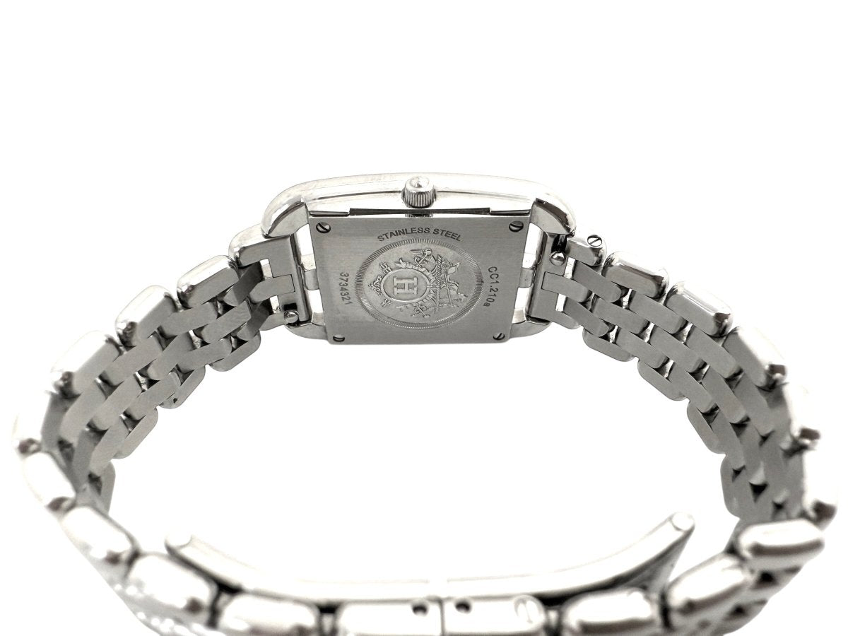 Hermès montre "Cape Cod" en acier mouvement quartz - Maison Eloe
