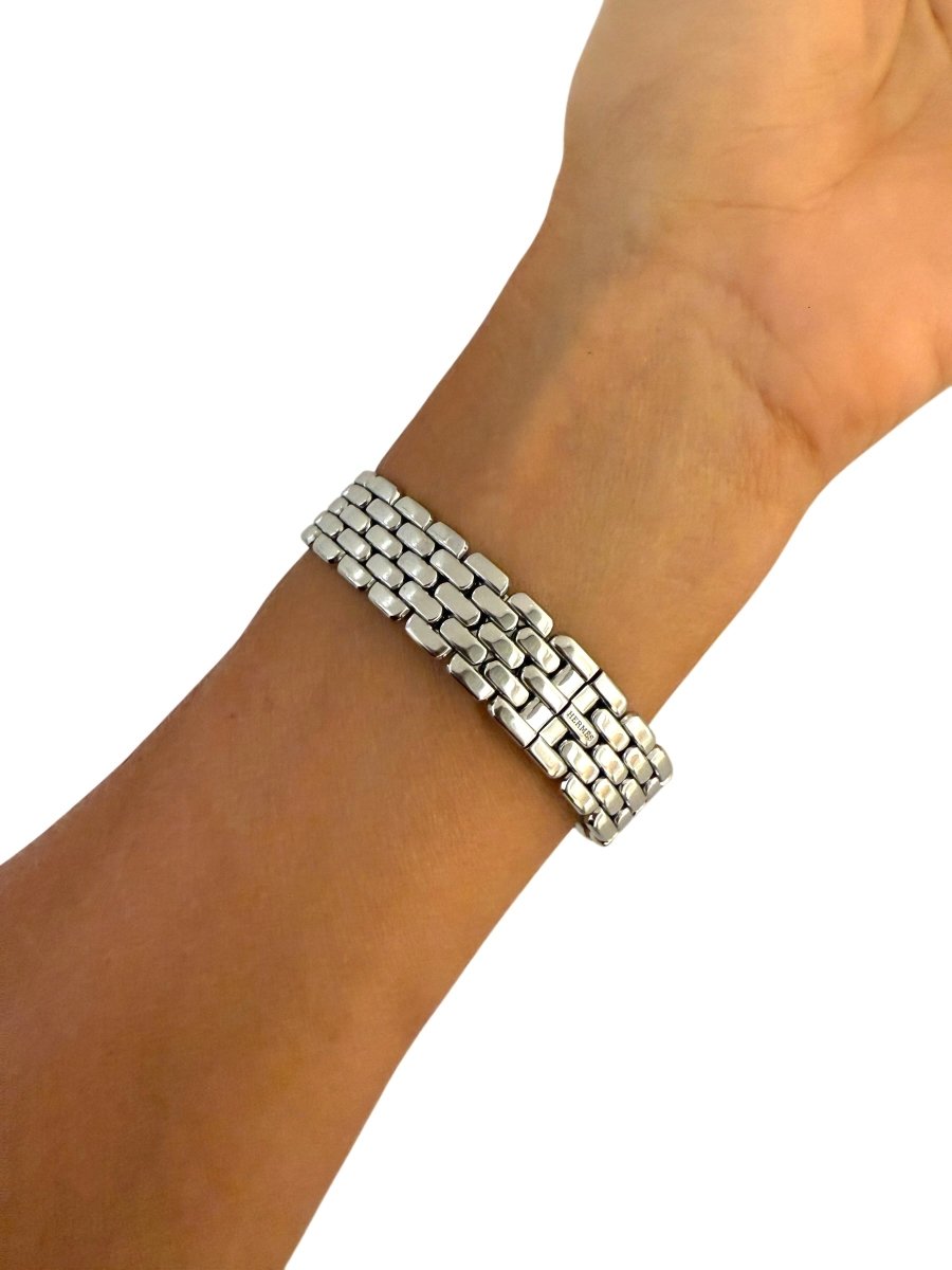 Hermès montre "Cape Cod" en acier mouvement quartz - Maison Eloe