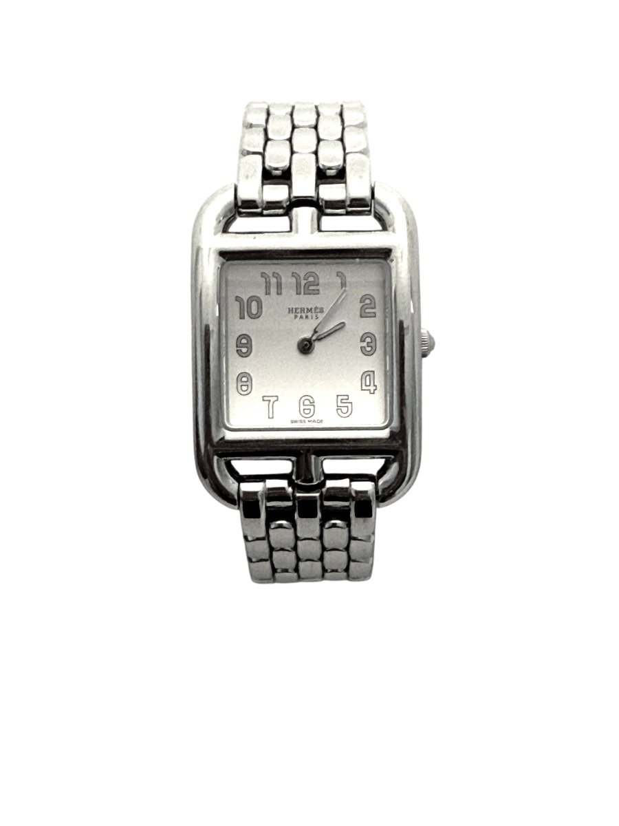 Hermès montre "Cape Cod" en acier mouvement quartz - Maison Eloe