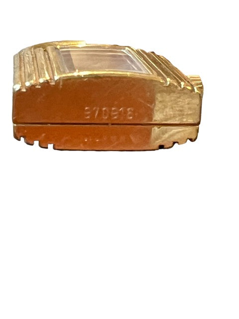 Hermès, Kelly gold-plated watch, burgundy dial