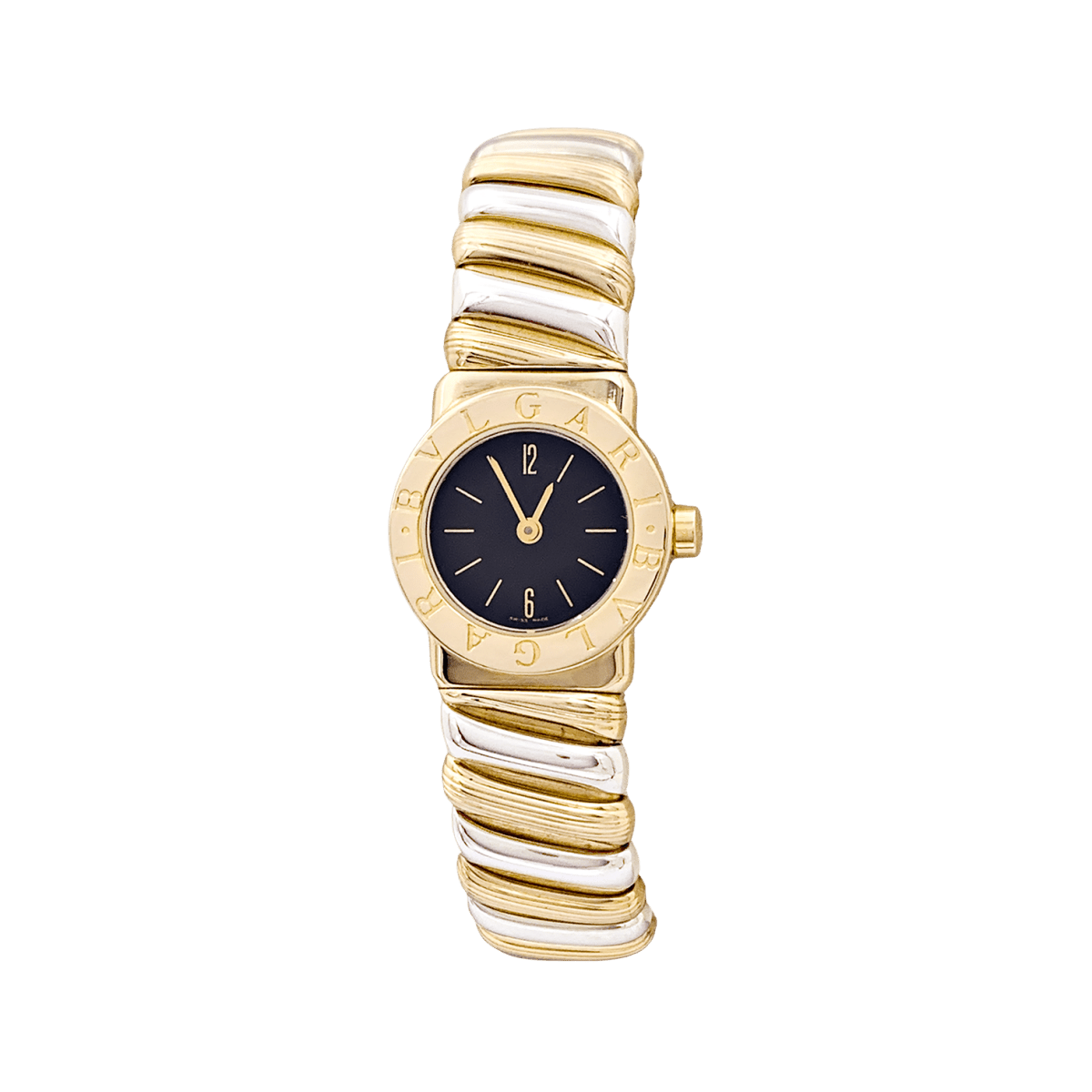 Montre Bulgari, "BB 19 2T", deux ors. - Maison Eloe