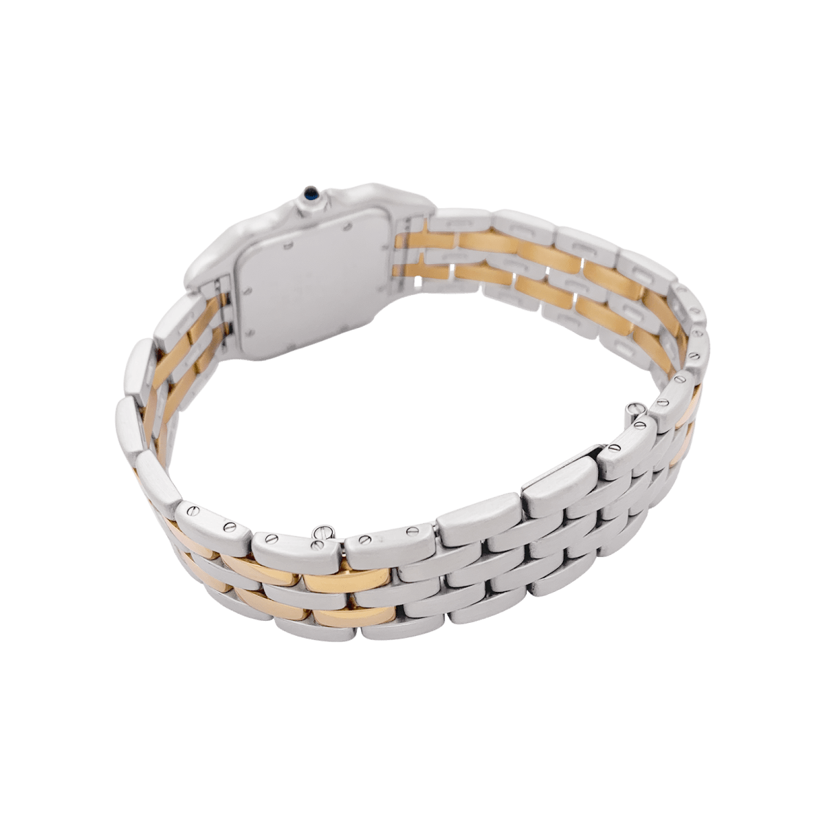 Montre Cartier, "Panthère", acier, or vintage - Maison Eloe