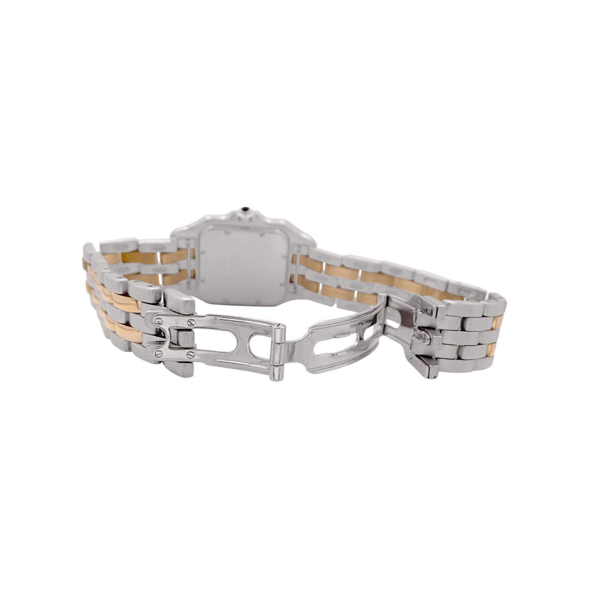 Montre Cartier, "Panthère", acier, or vintage - Maison Eloe