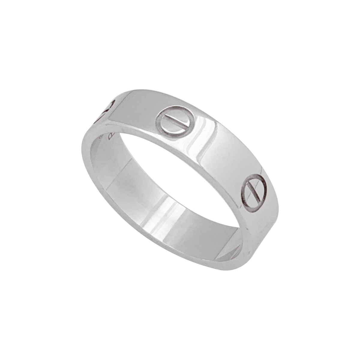Bague Cartier, "Love Classique", or blanc. - Maison Eloe