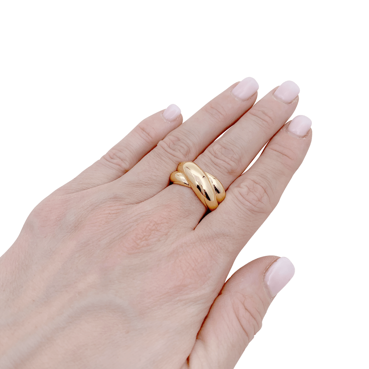 Bague vintage Cartier, "Colisée", or jaune. - Maison Eloe