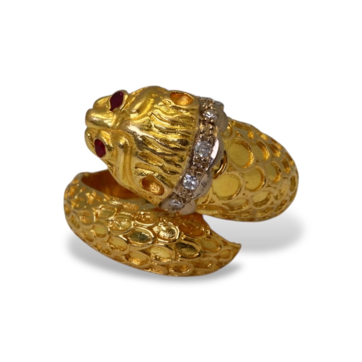 LALAOUNIS bague « Tête de Lion » - Maison Eloe