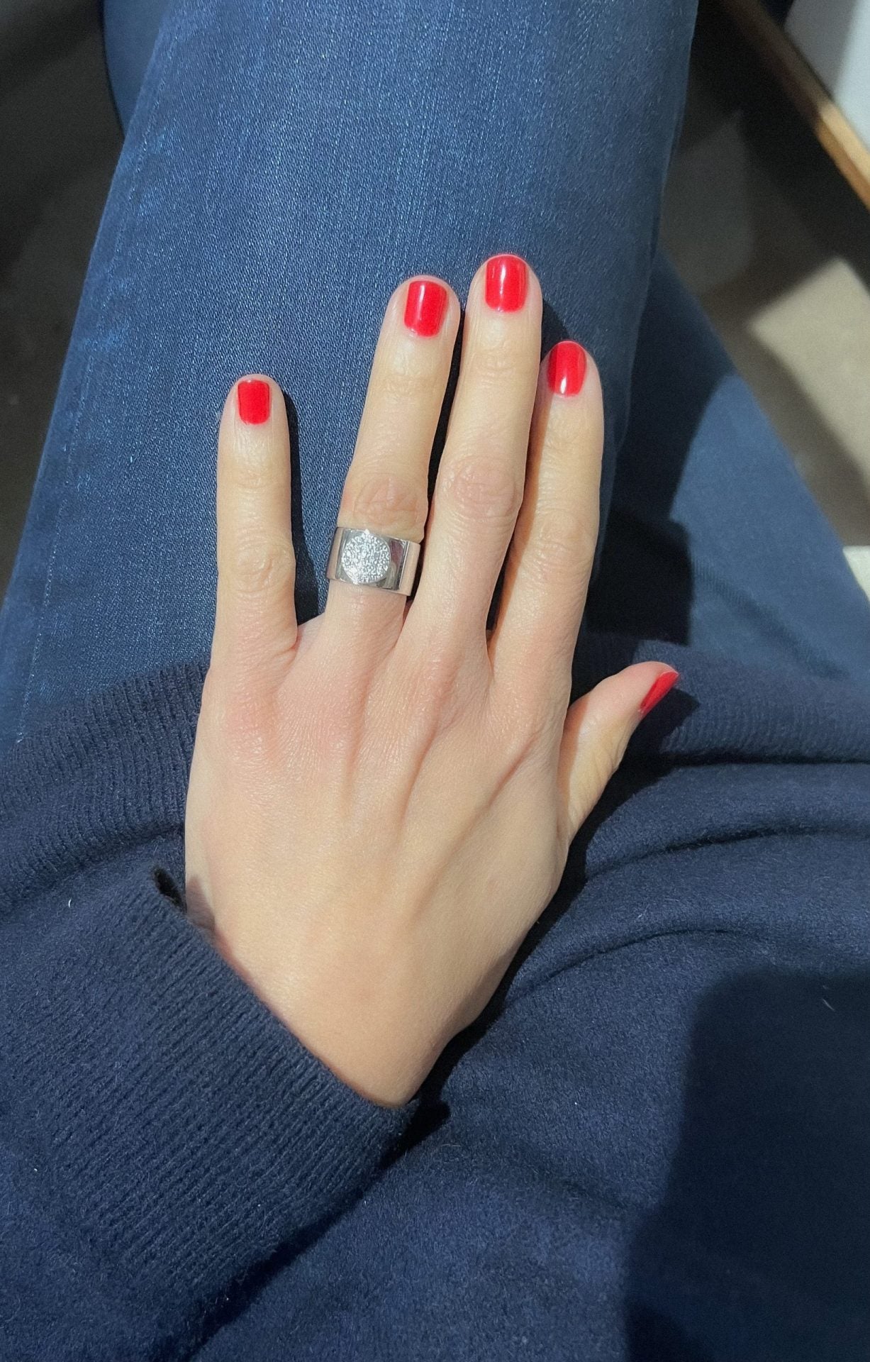 Ring from Maison Dinh Van, Anthea model in white gold