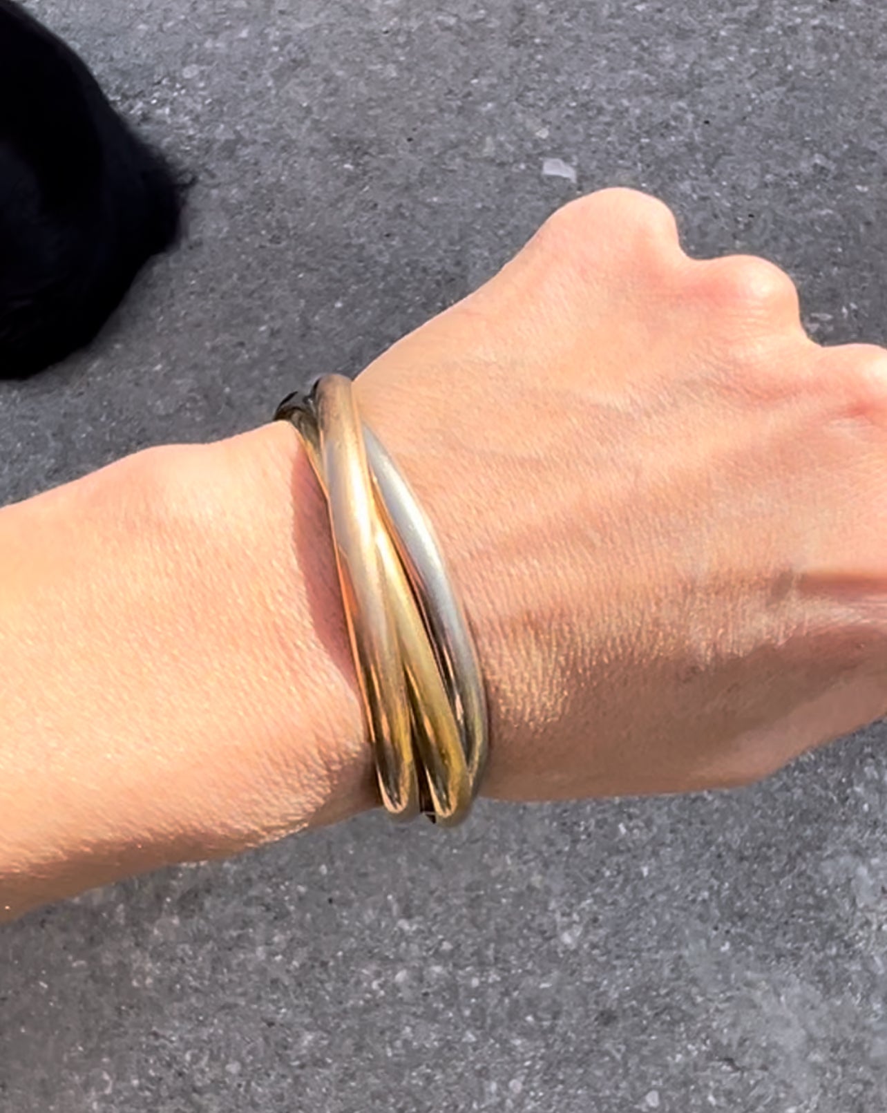 Cartier Trinity collection bracelet 3 golds