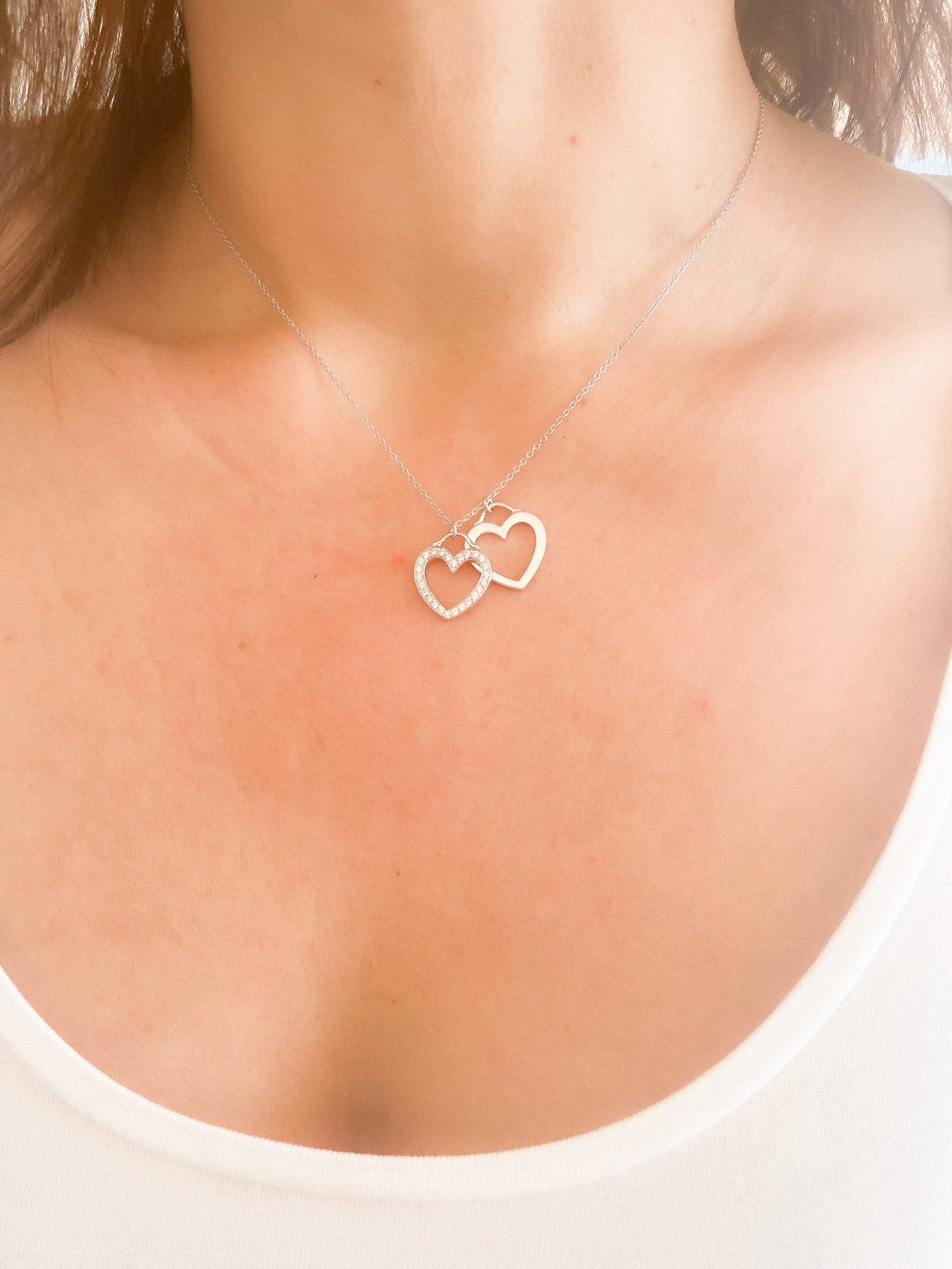 White gold and diamond necklace from Tiffany & Co.