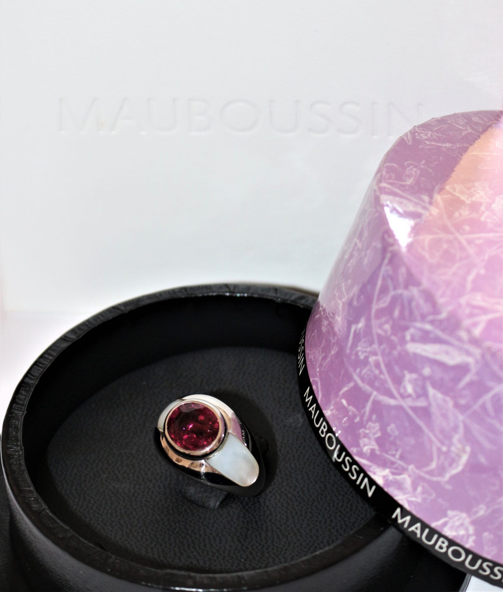 MAUBOUSSIN rubellite ring