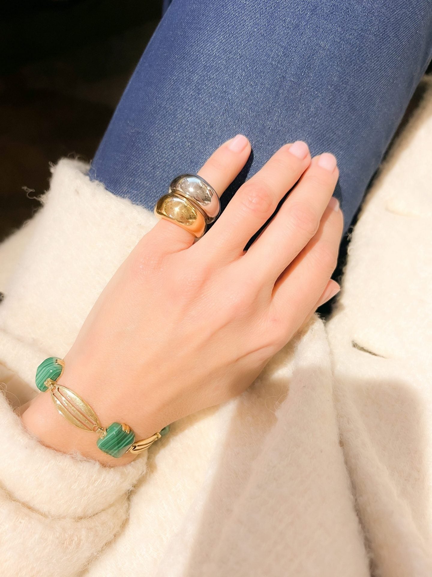Yellow gold ring from Chaumet, Anneau model