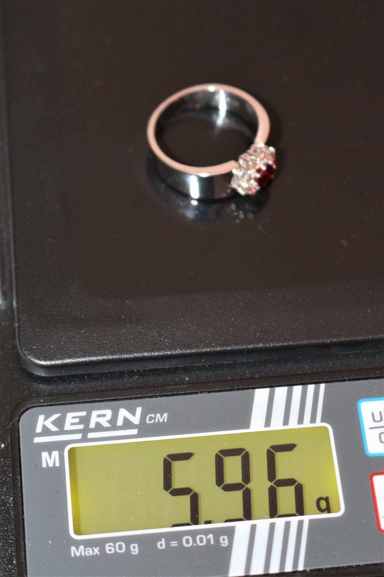 Bucherer Ruby Daisy Ring