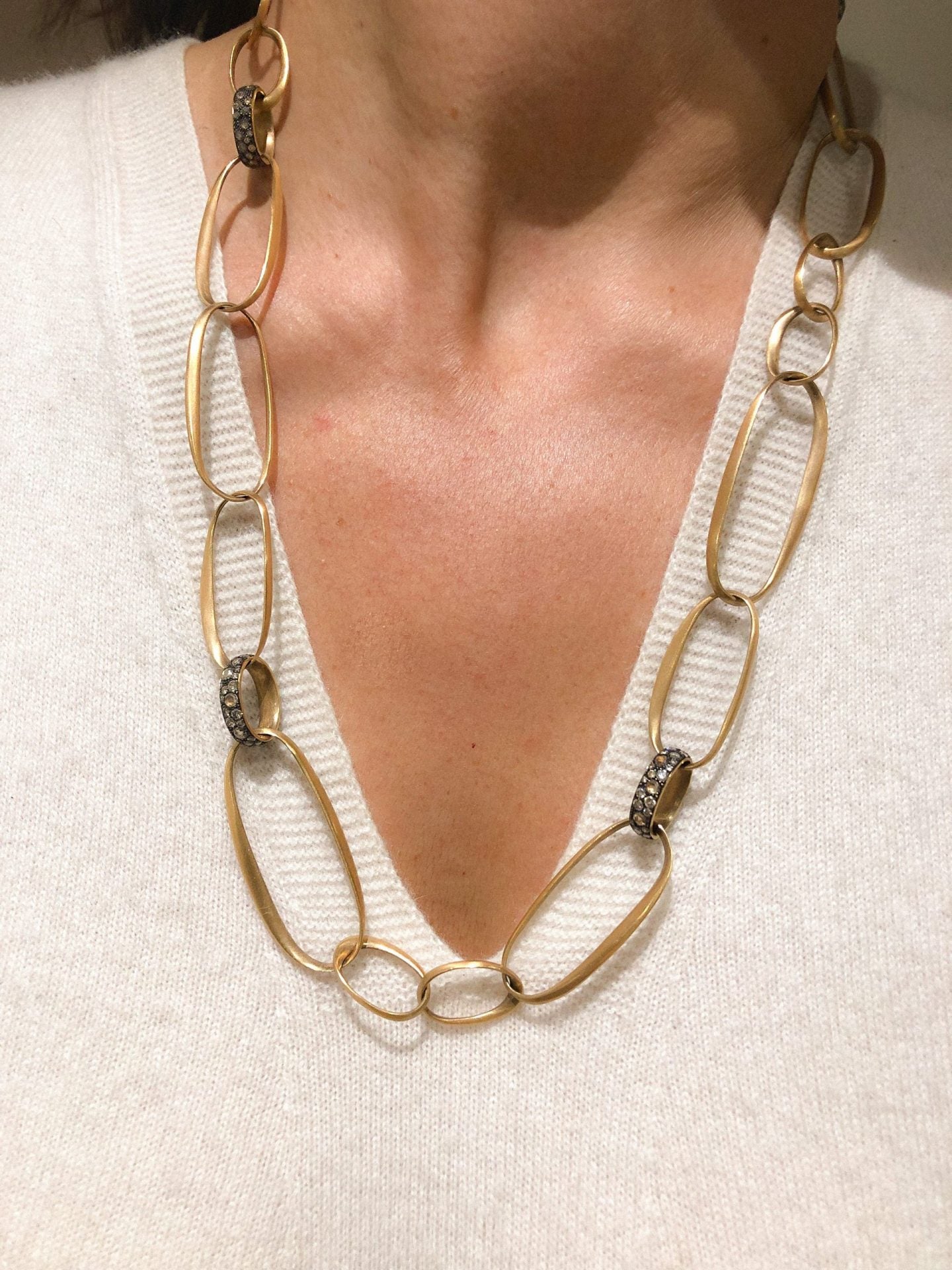 Pomellato, Victoria collection necklace in brushed rose gold