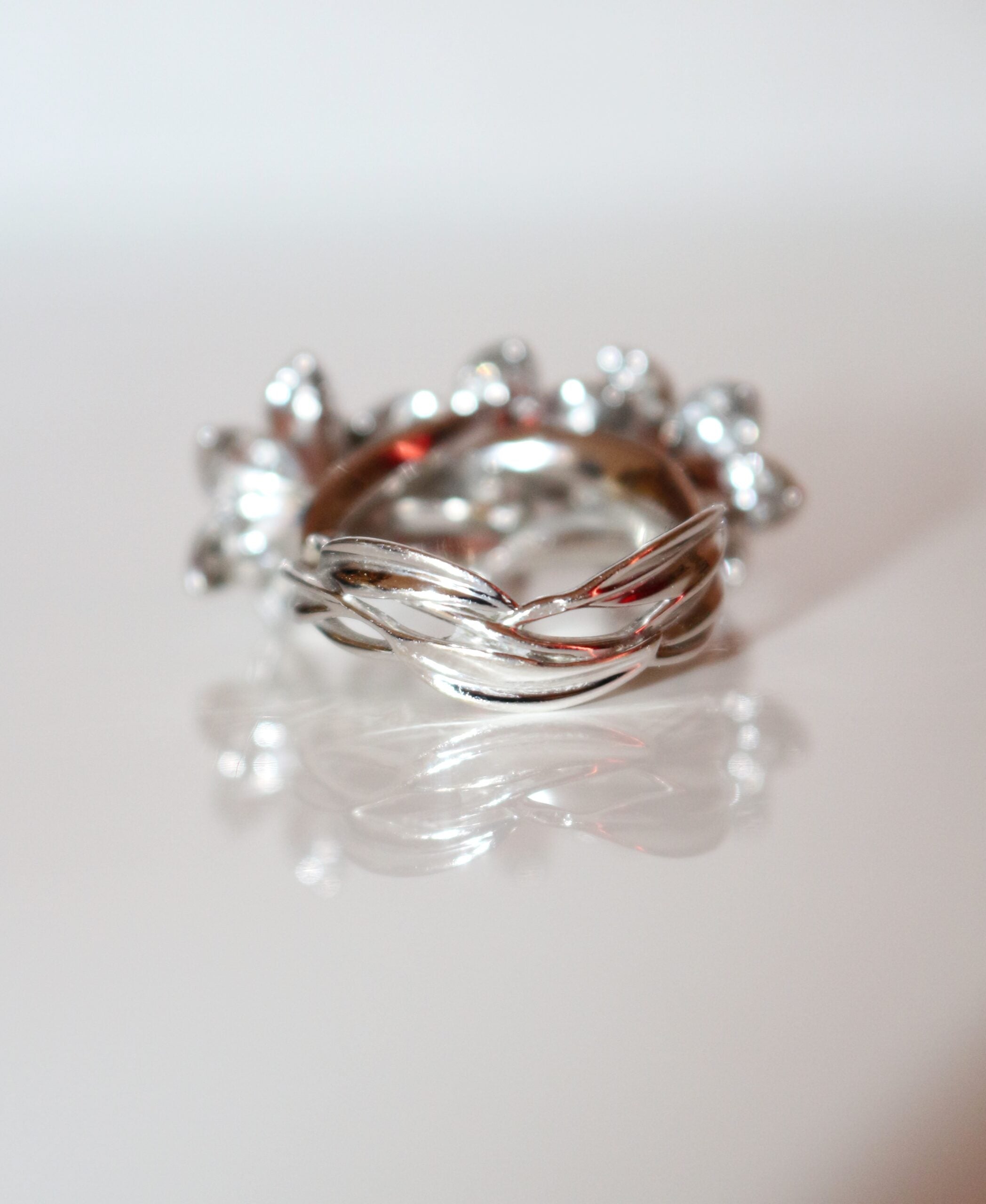 Mellerio Bague vintage trois fleurs collection Médicis