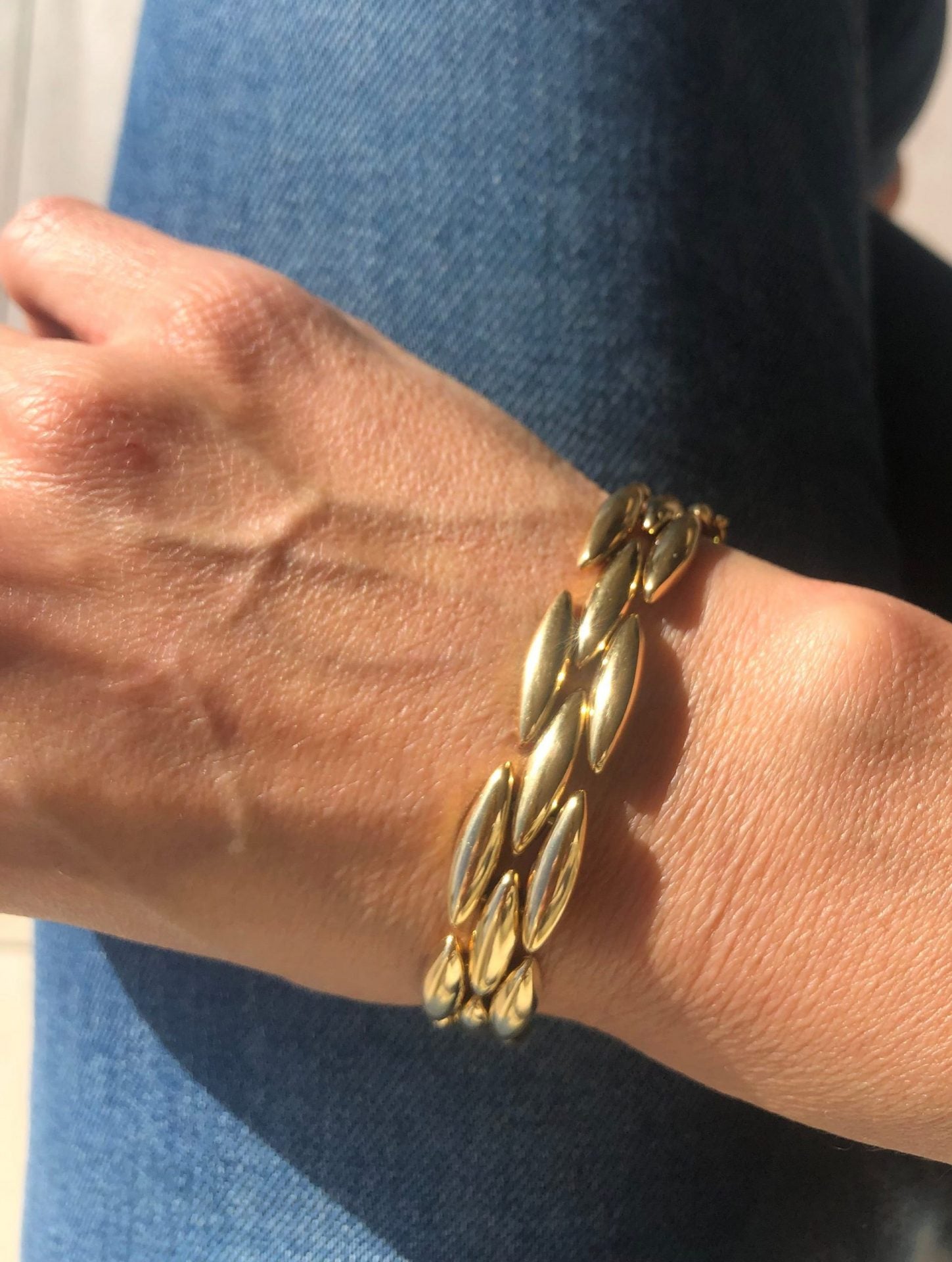 Cartier yellow gold bracelet, Gentiane model