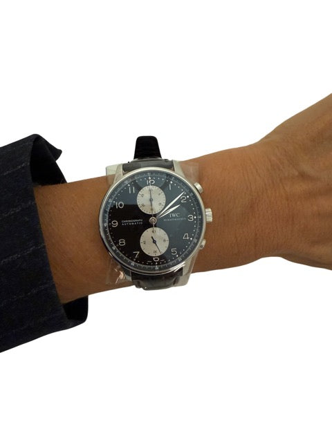 IWC "Portuguese" steel watch limited edition Zimmer