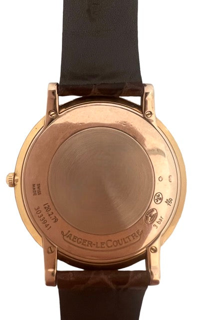 Montre Jaeger Lecoultre Master Ultra Thin en or rose