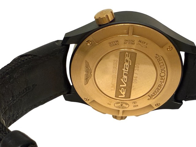 Jaeger Lecoultre modèle Aston-Martin V12 Vantage, céramique or et acier Edition limitée