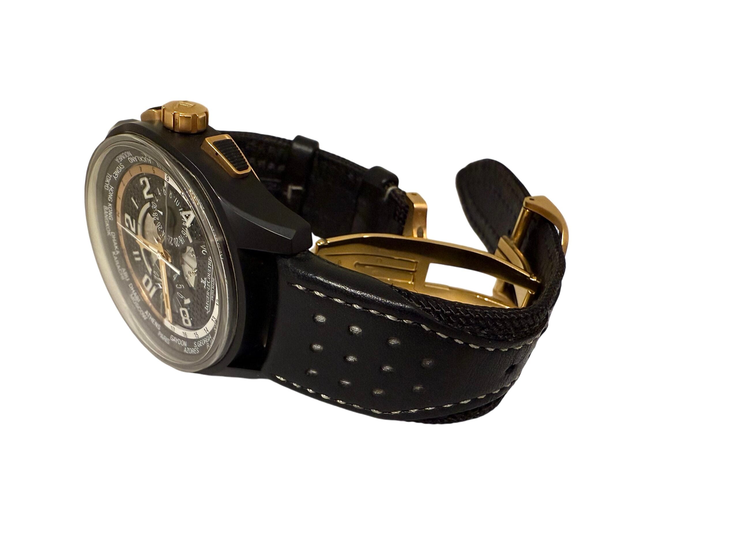 Jaeger Lecoultre modèle Aston-Martin V12 Vantage, céramique or et acier Edition limitée