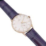 Omega watch, "Jumbo", rose gold, leather.