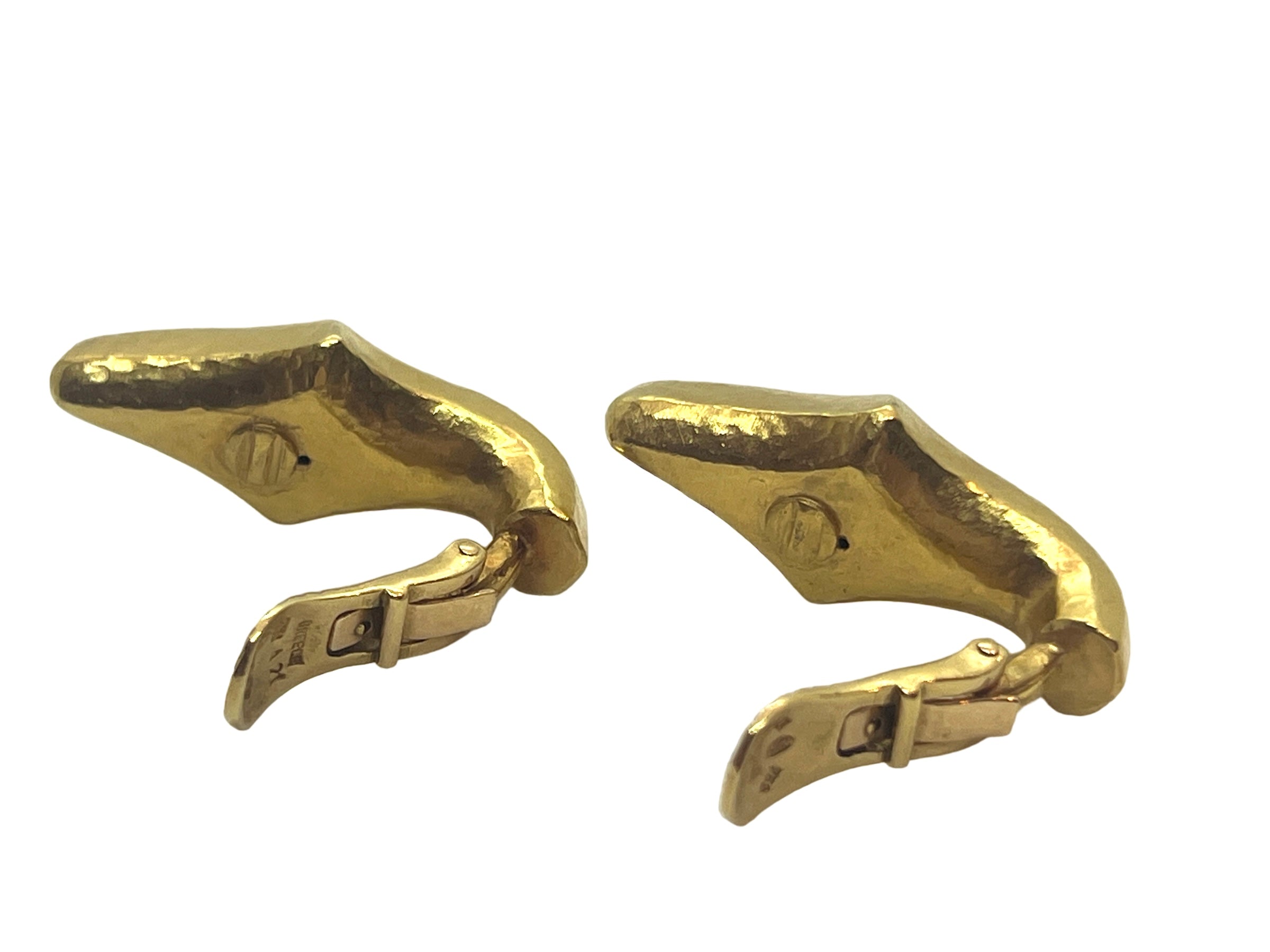 Lalaounis, 22K yellow gold earrings