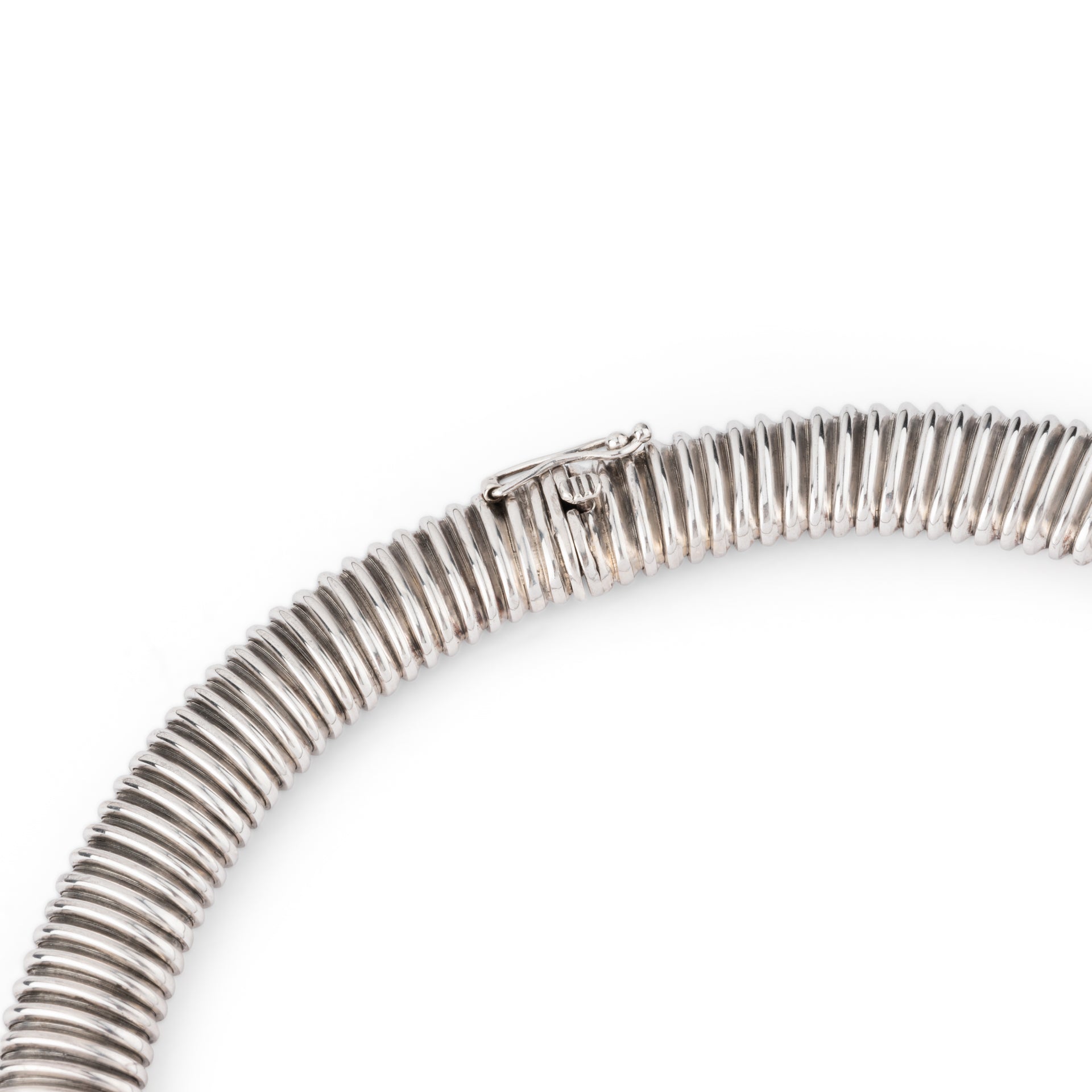 Lalaounis, Tubogas Necklace Silver and vintage gold