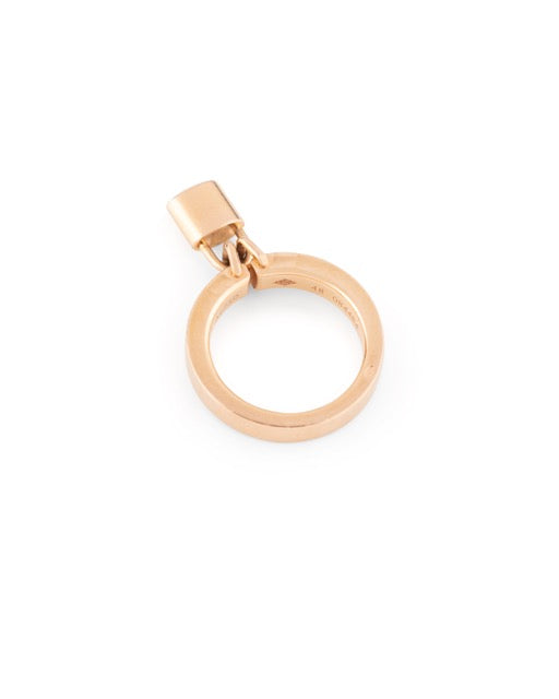 Louis Vuitton "Padlock" ring in 18k yellow gold