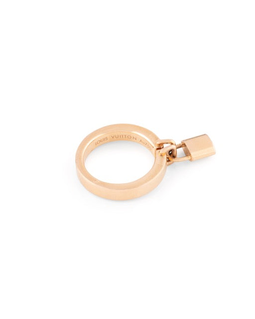 Louis Vuitton "Padlock" ring in 18k yellow gold