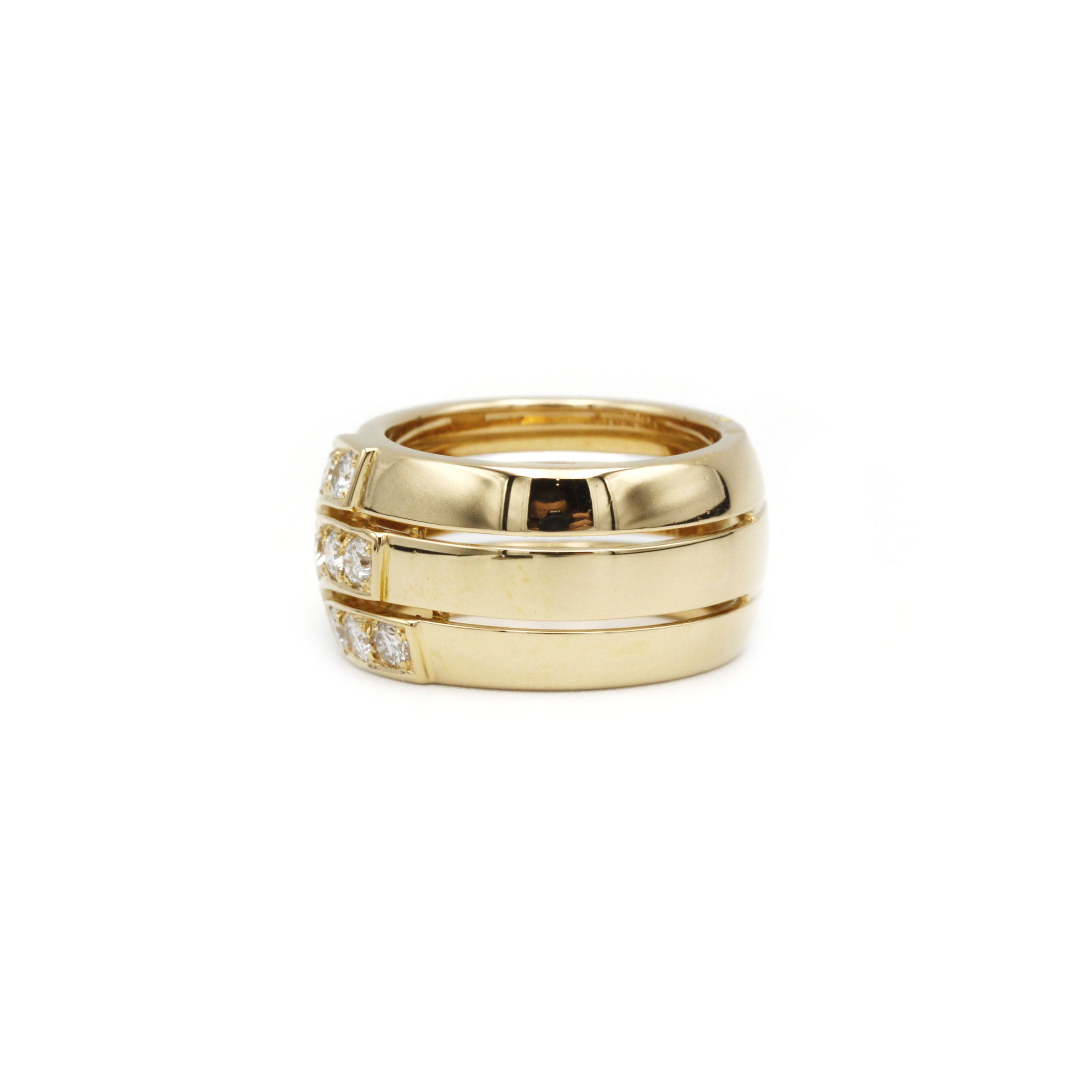 Cartier, Vintage “Up & Up” Ring, Gold and Diamonds