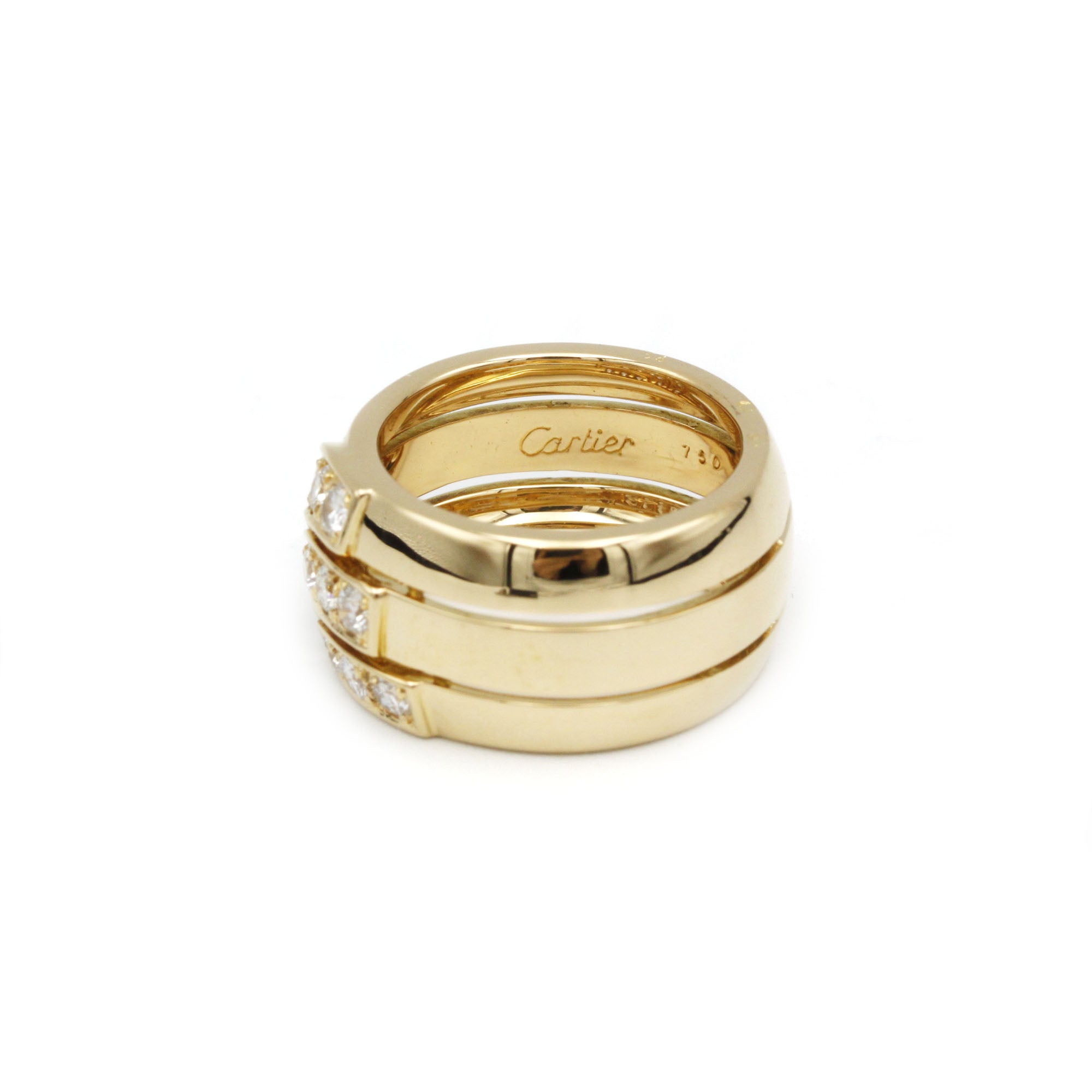 Cartier, Vintage “Up & Up” Ring, Gold and Diamonds