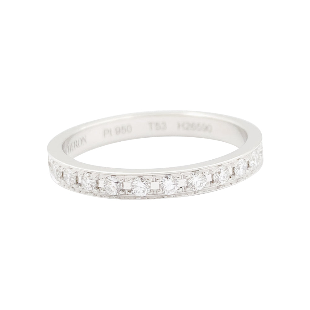 Alliance Boucheron "Beloved" platine, diamants.