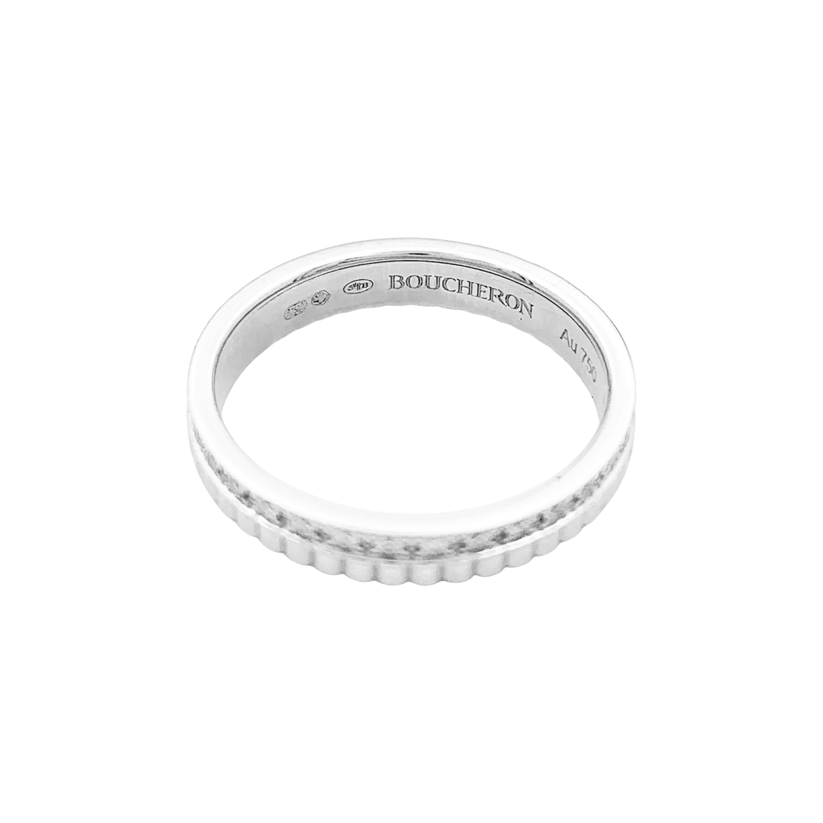 Alliance Boucheron "Quatre Radiant Edition" or blanc et diamants. - Maison Eloe