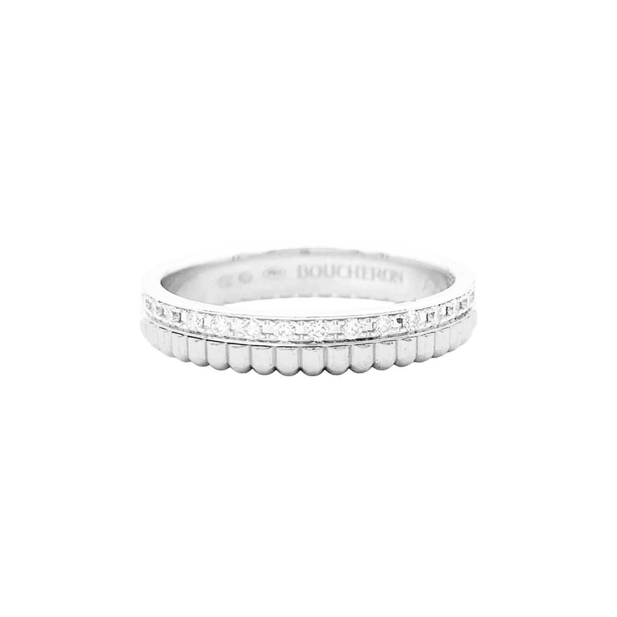 Alliance Boucheron "Quatre Radiant Edition" or blanc et diamants. - Maison Eloe