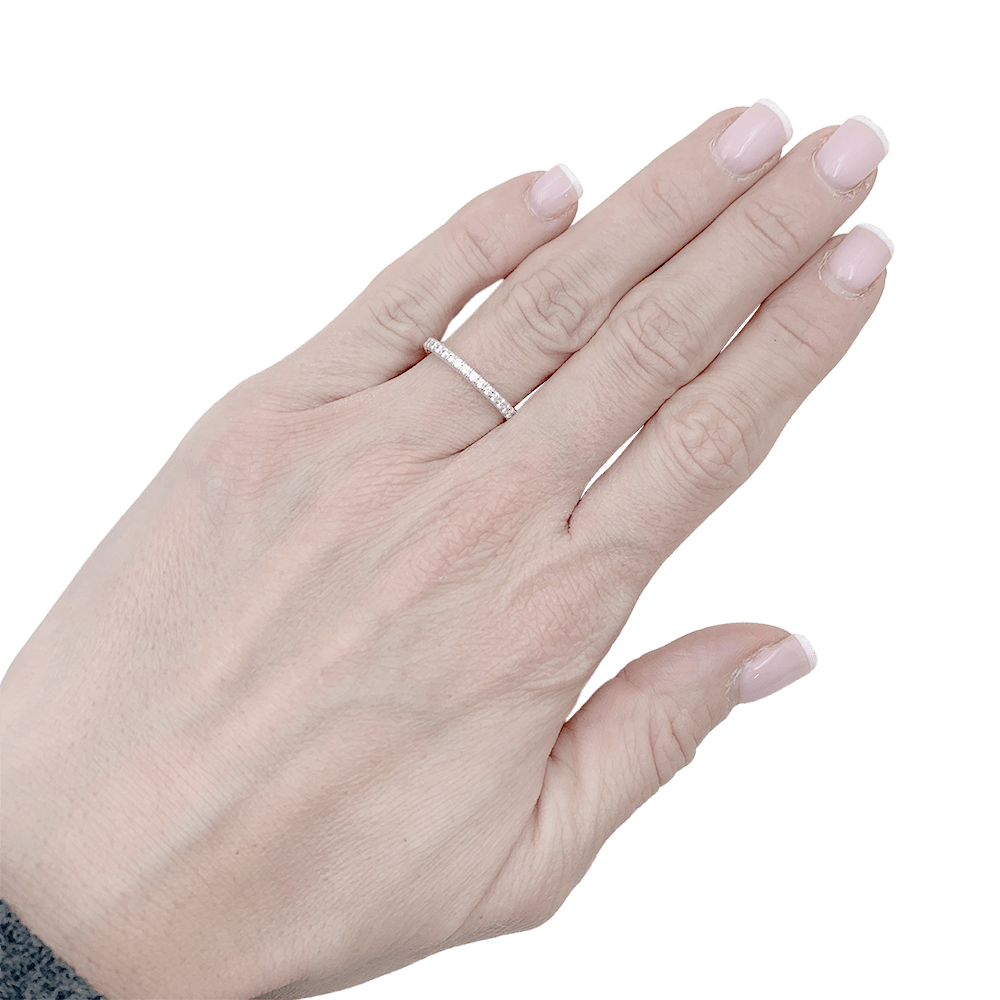 Alliance Cartier, "Etincelle", or blanc, diamants. - Maison Eloe