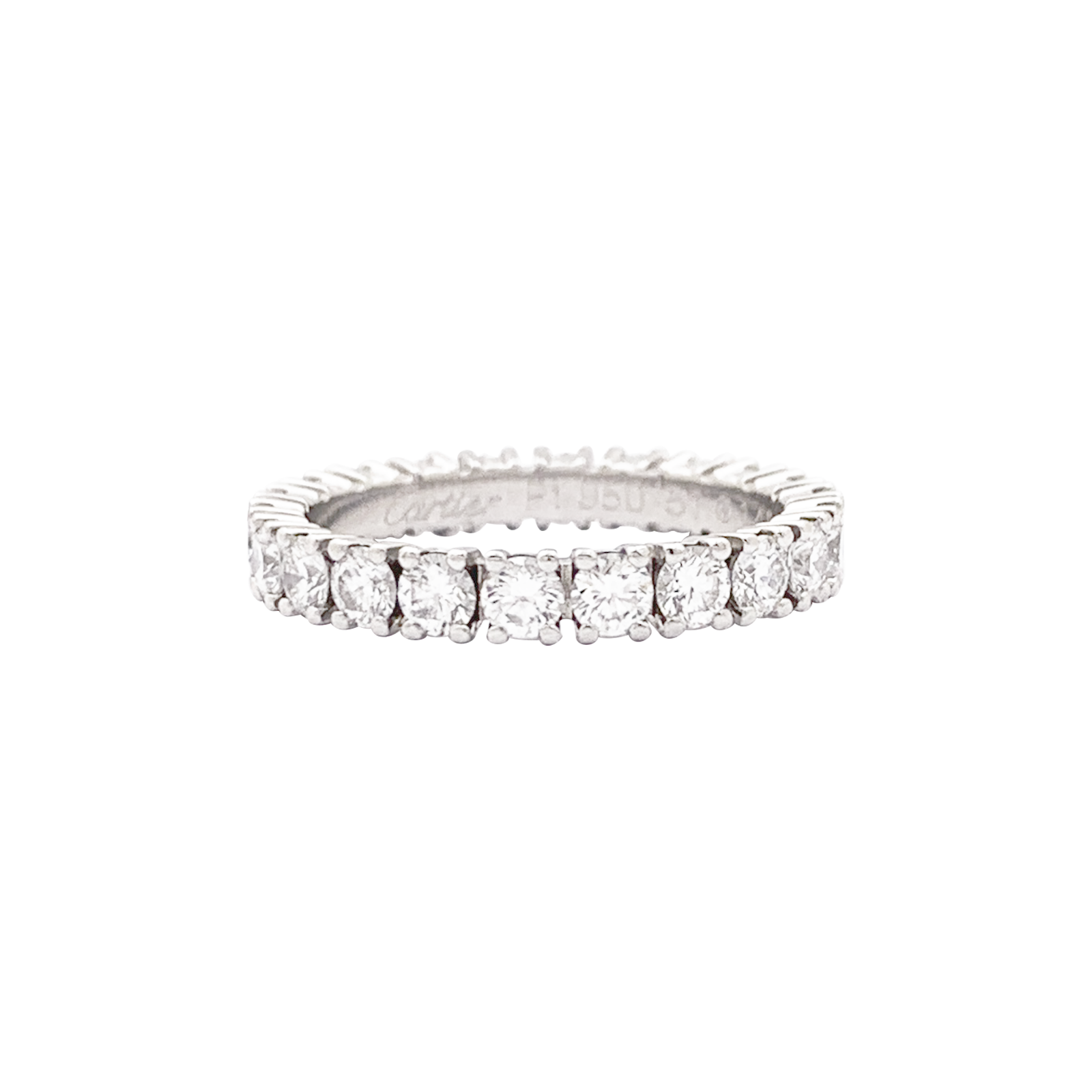 Alliance Cartier, "Etincelle", platine diamants.