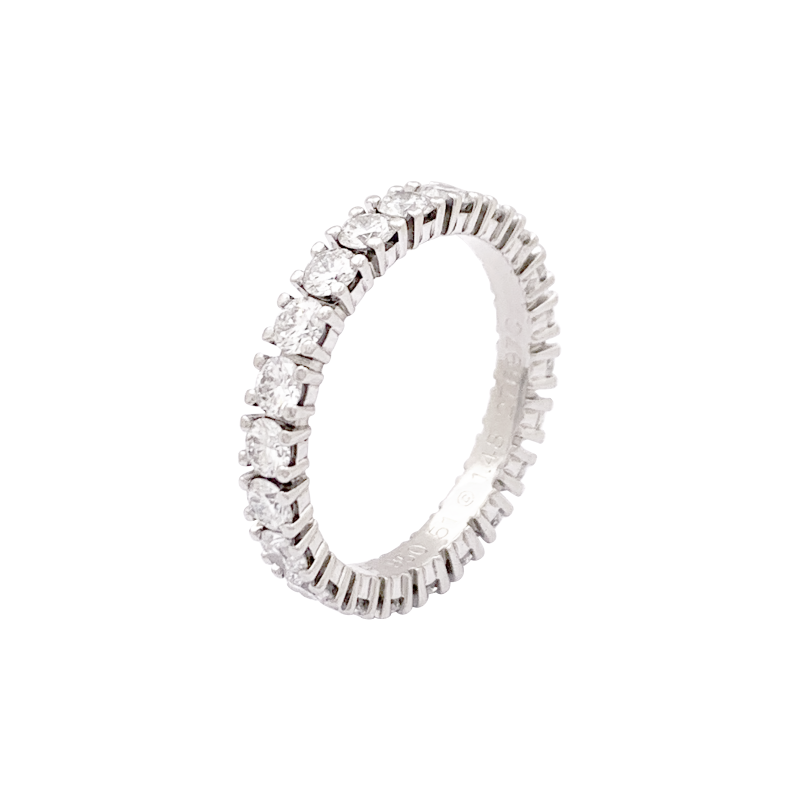 Alliance Cartier, "Etincelle", platine diamants.