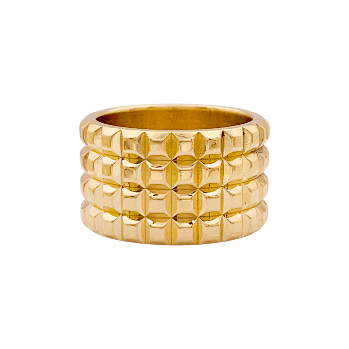 Bague Boucheron "Clou de Paris" or jaune. - Maison Eloe