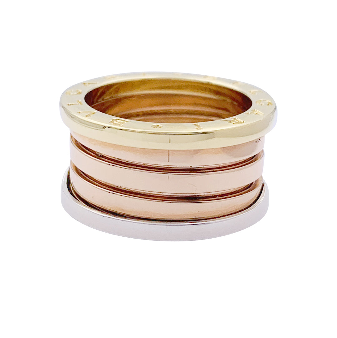 Bague Bulgari,"B.Zero1", trois ors.