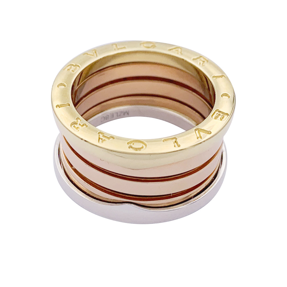 Bague Bulgari,"B.Zero1", trois ors.